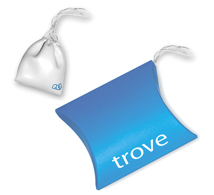 Trove sterling silver pillow heart bead
