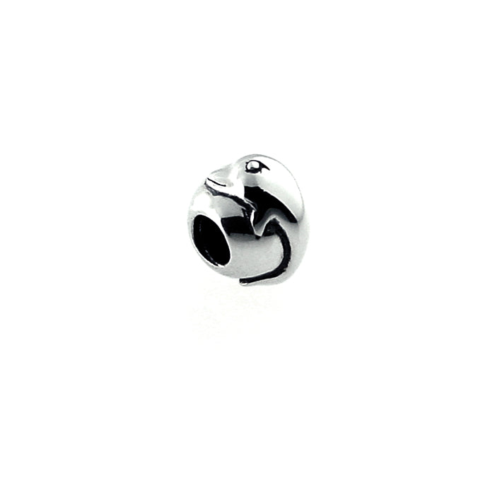 Trove sterling silver dolphin bead