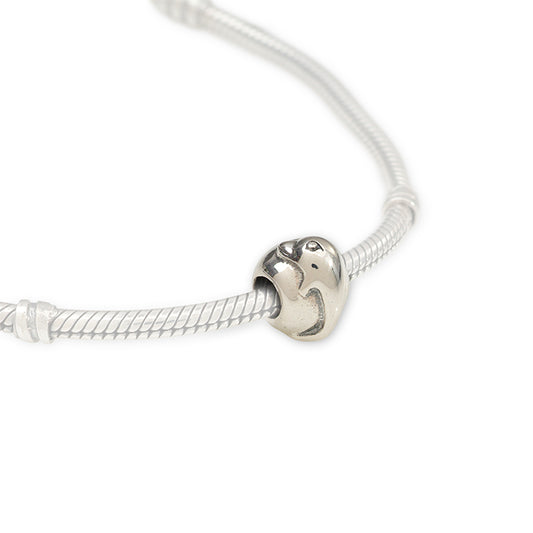 Trove sterling silver dolphin bead