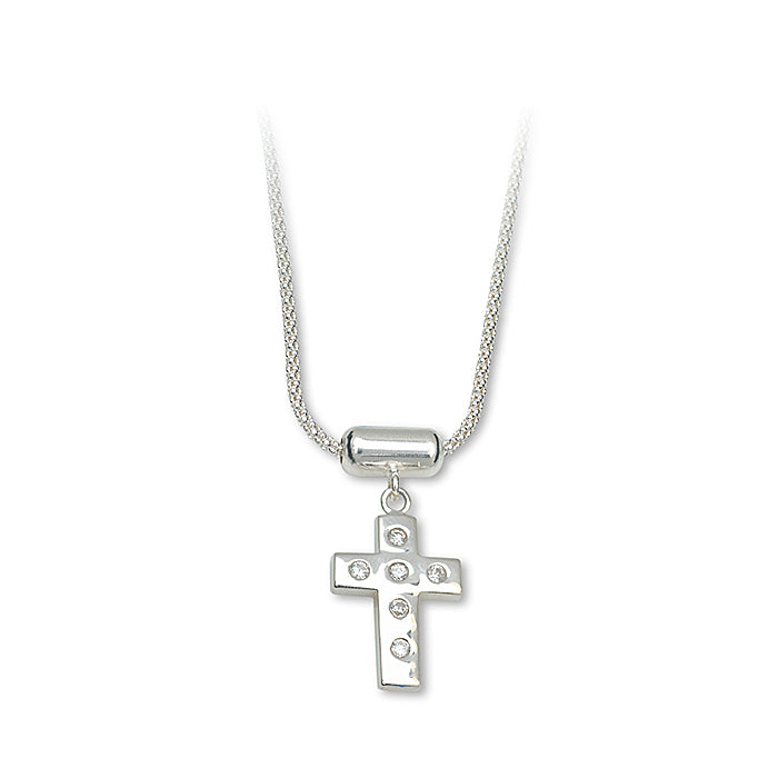 Trove flat cross with cz