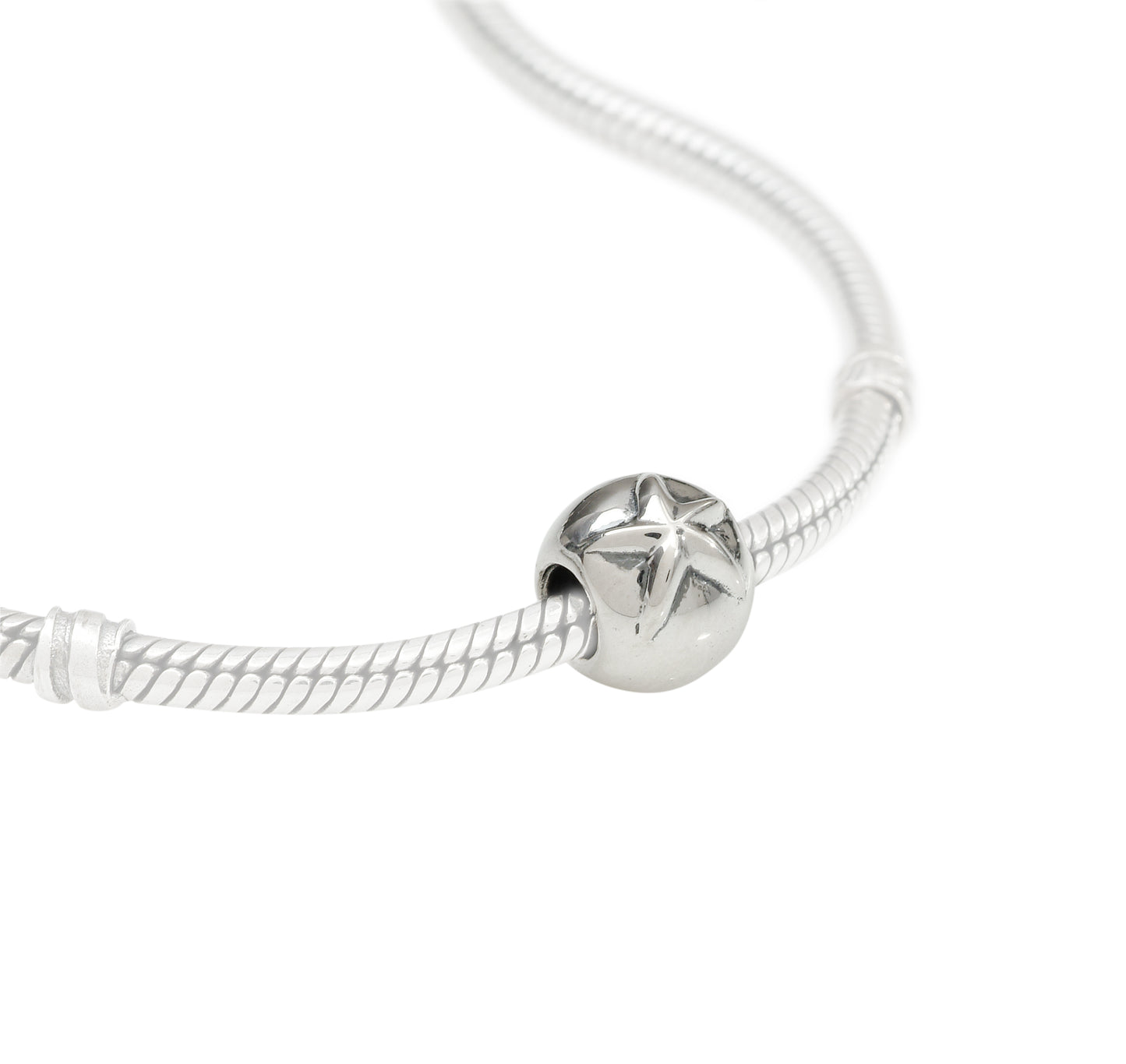 Trove sterling silver star fish bead